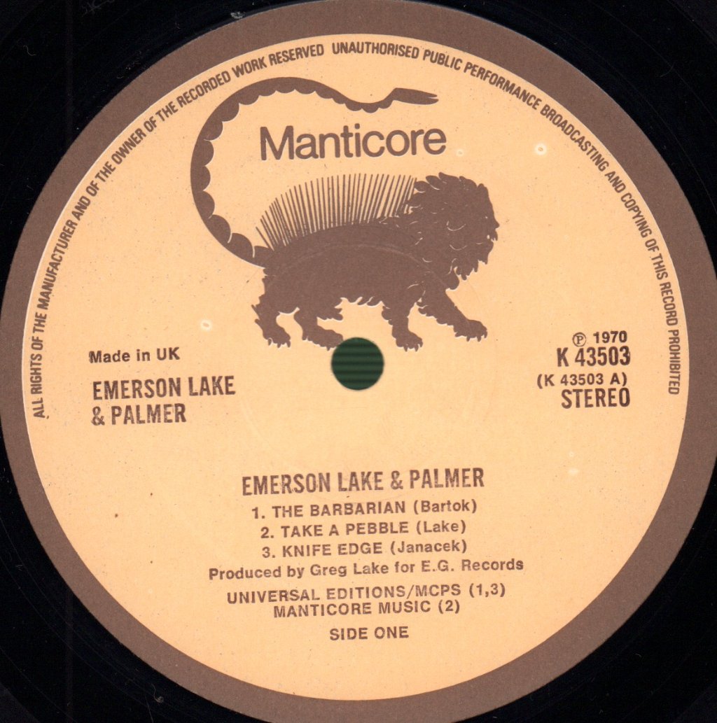 Emerson Lake And Palmer - Emerson Lake And Palmer - Lp