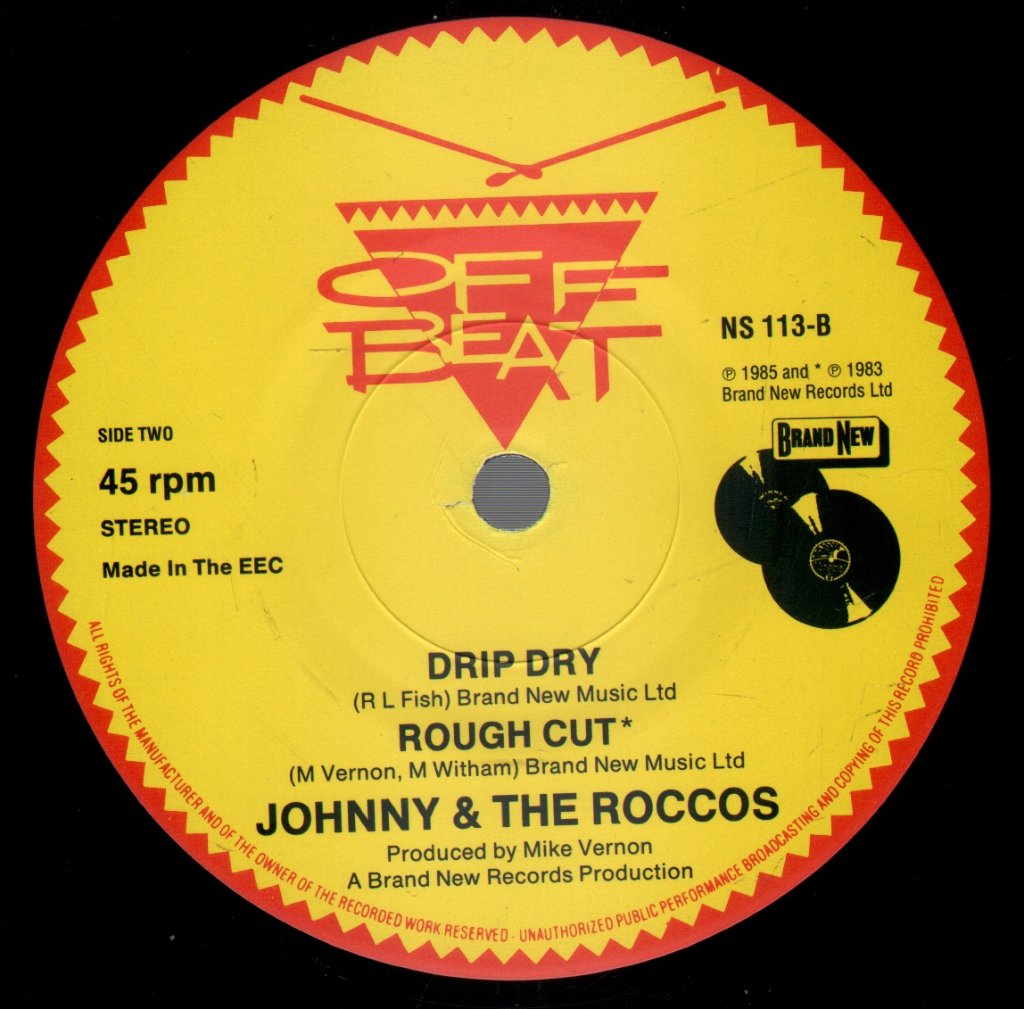 Johnny And The Roccos - I Hate The Disco - 7 Inch