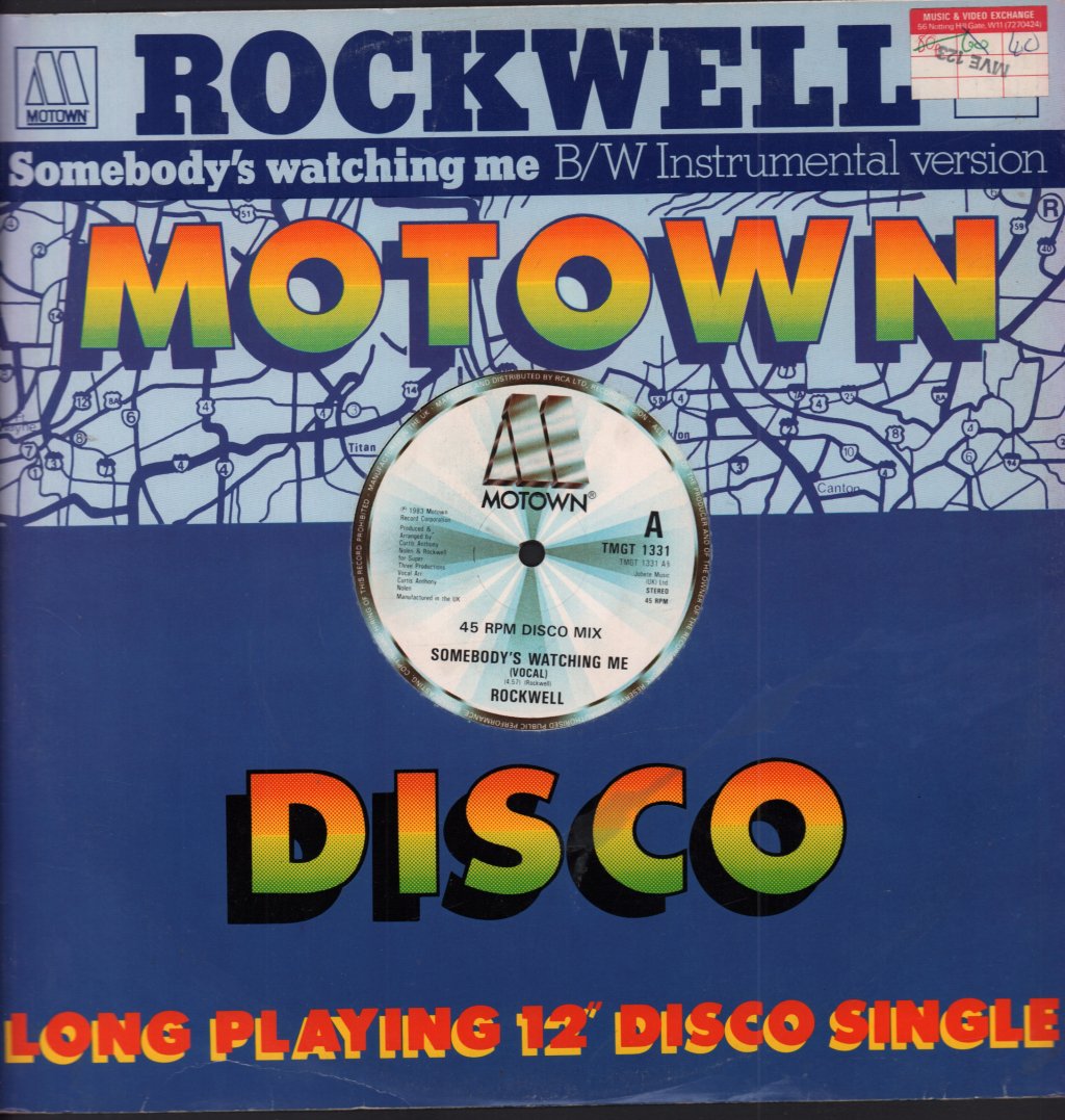 Rockwell - Somebody's Watching Me - 12 Inch