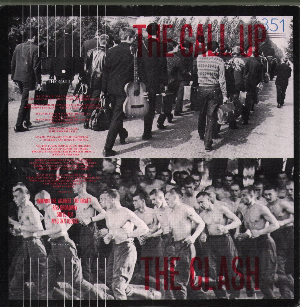 Clash - Call Up - 7 Inch
