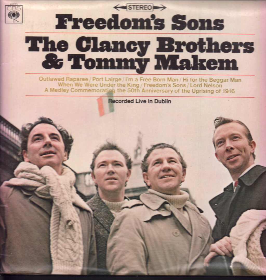 Clancy Brothers And Tommy Makem - Freedom's Sons - Lp