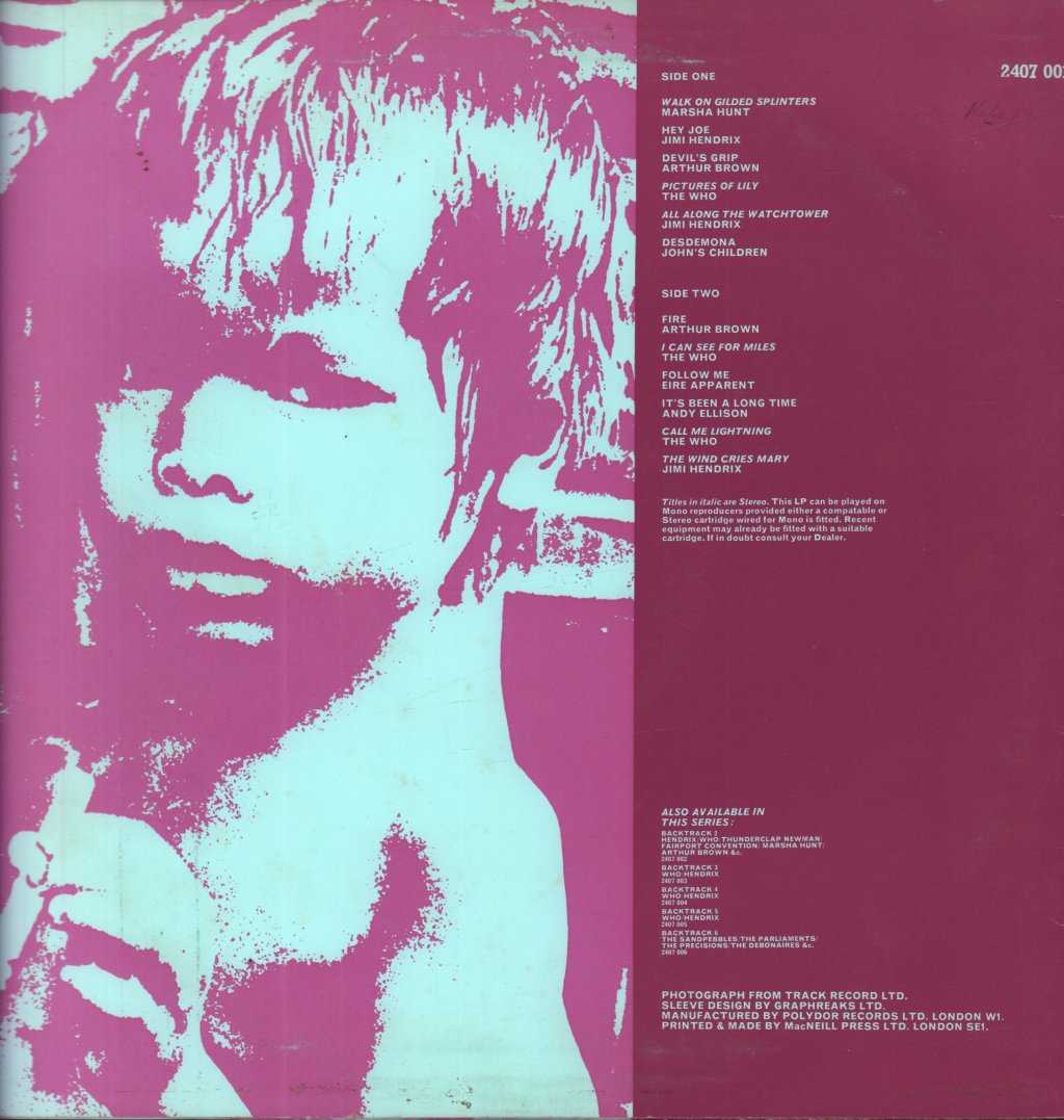 Various Artists - Backtrack One - Lp