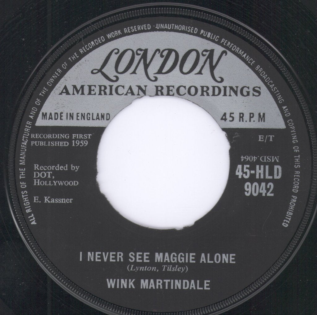 Wink Martindale - Life Gets Tee-Jus Don't It? - 7 Inch