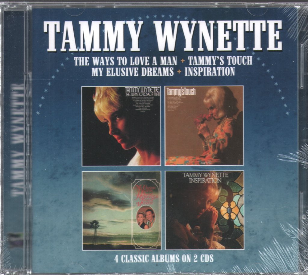 Tammy Wynette - Ways To Love A Man/Tammy's Touch/My Elusive Dreams/Inspiration - Double Cd