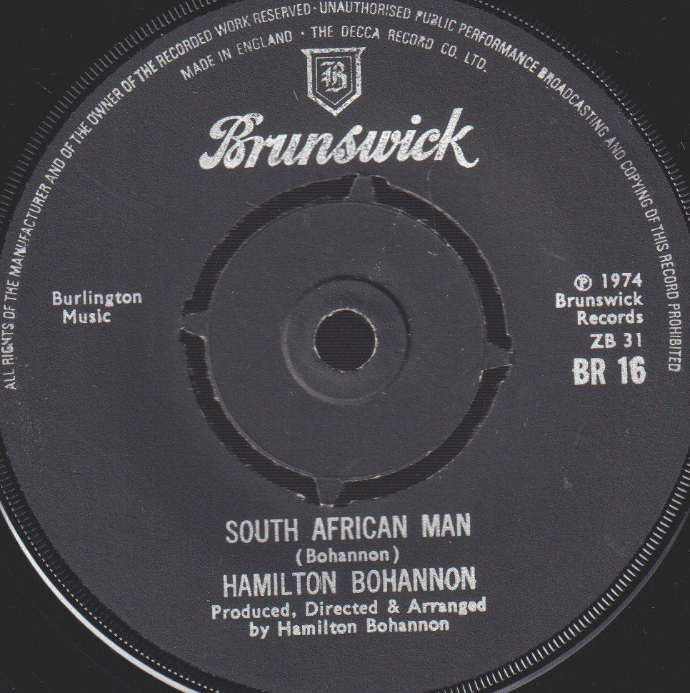 Hamilton Bohannon - South African Man - 7 Inch