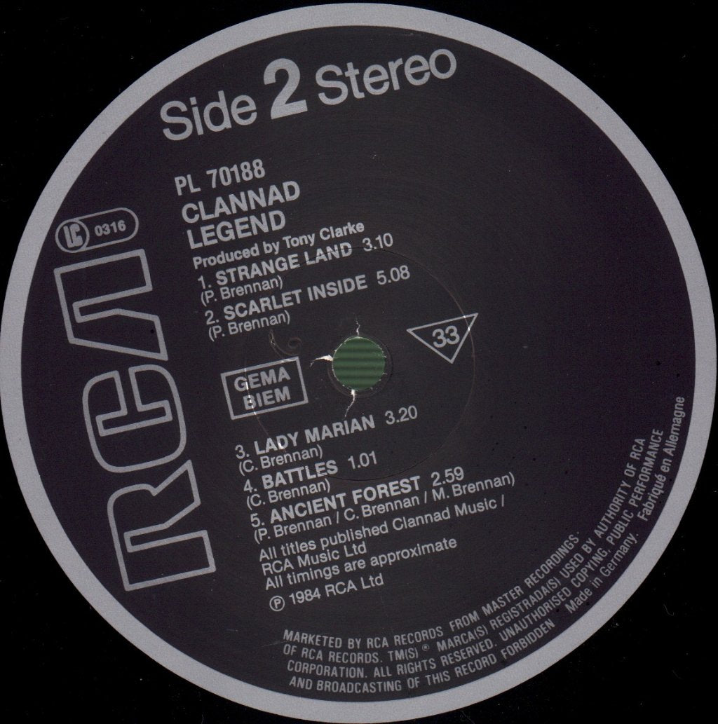 Clannad - Legend - Lp
