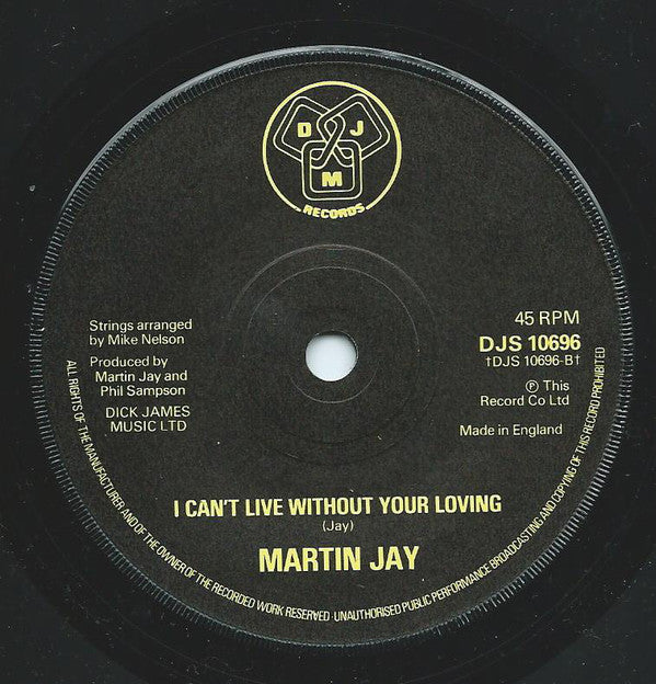 Martin Jay - It's The Funny Way - 7 Inch