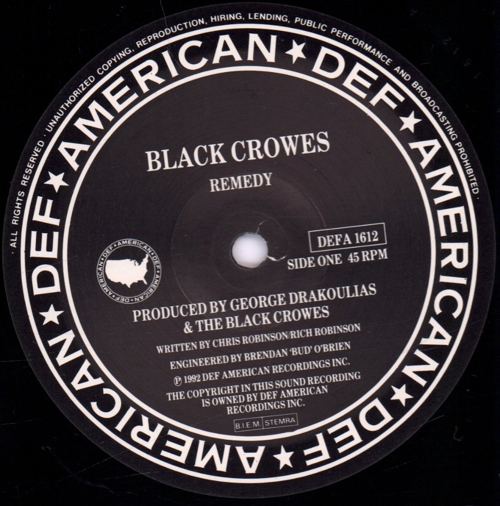 Black Crowes - Remedy - 12 Inch