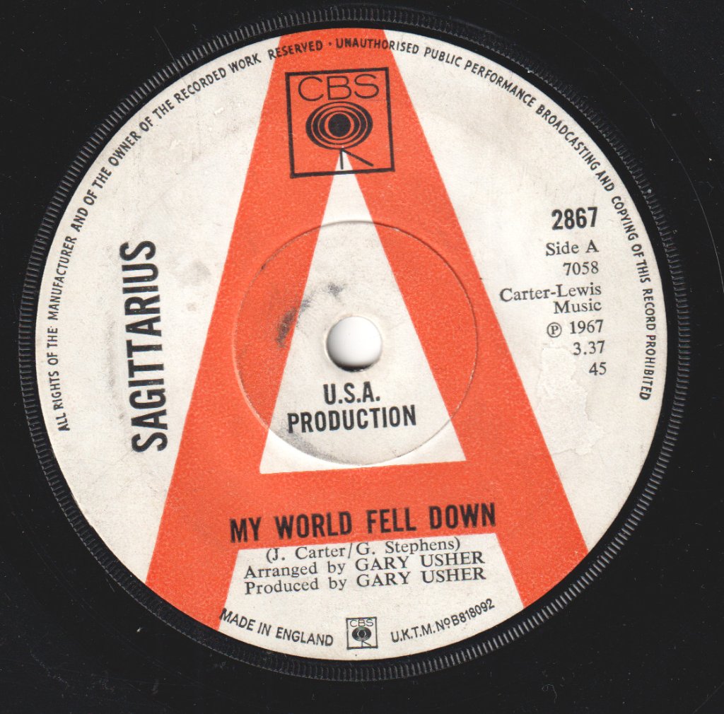Sagittarius - My World Fell Down - 7 Inch