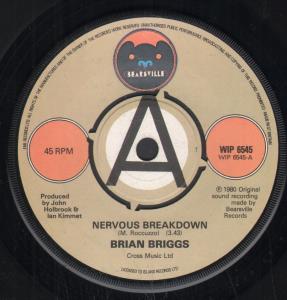 Brian Briggs - Nervous Breakdown - 7 Inch