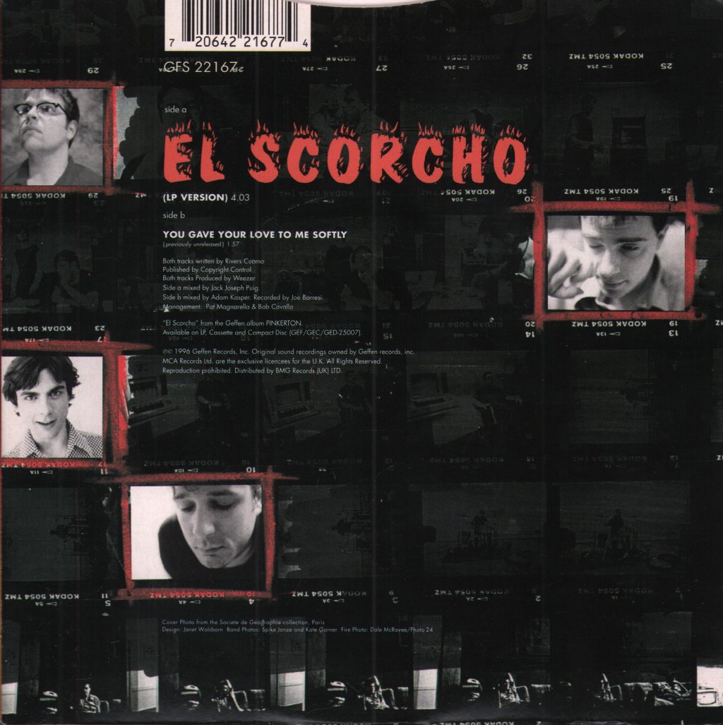 Weezer - El Scorcho - 7 Inch