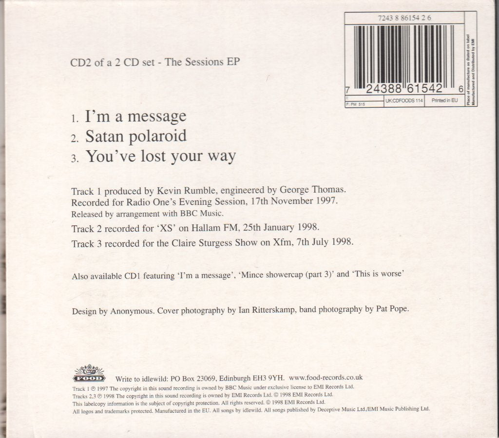Idlewild - I'm A Message - Cd