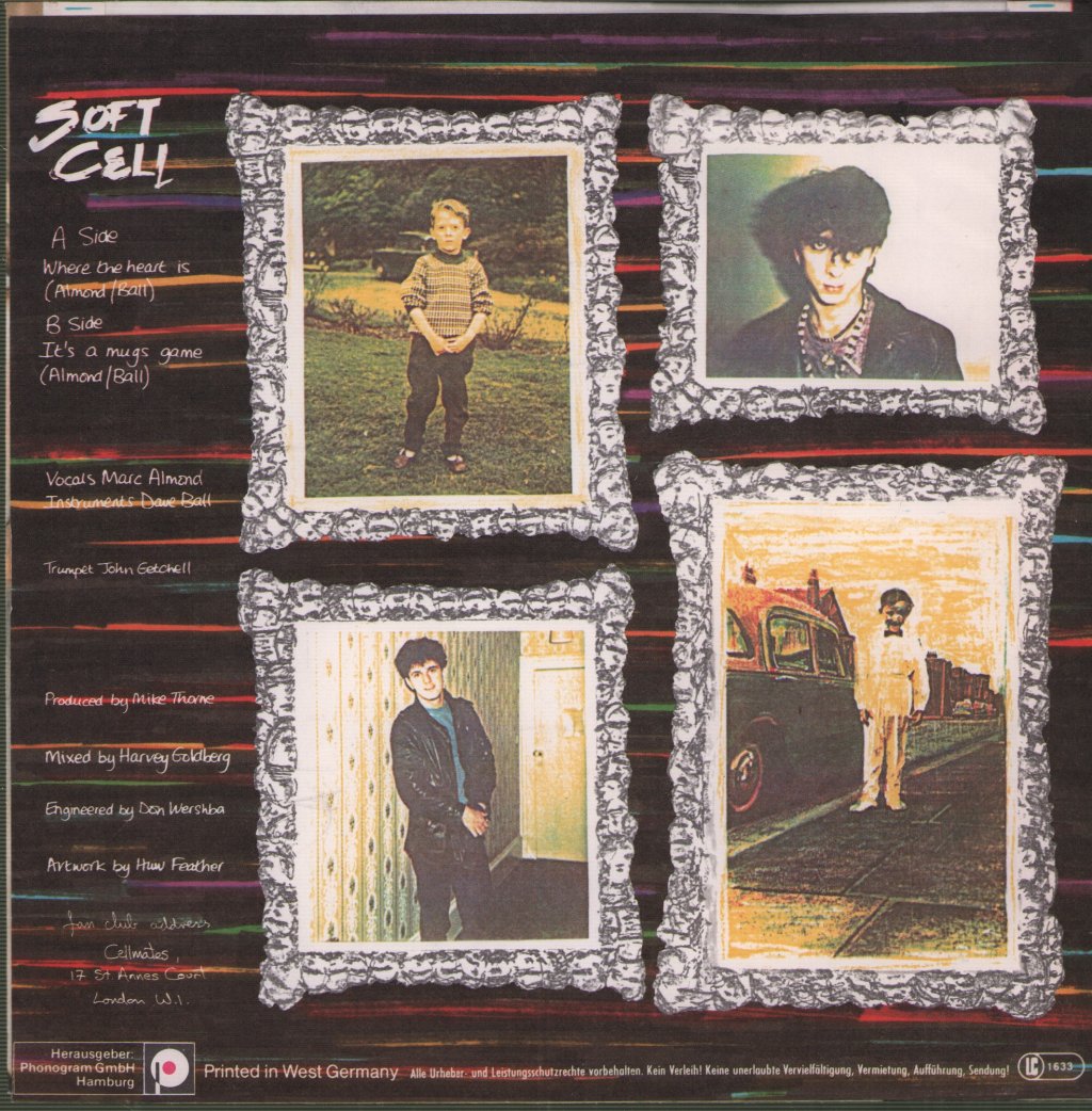 Soft Cell - Where The Heart Is - 7 Inch