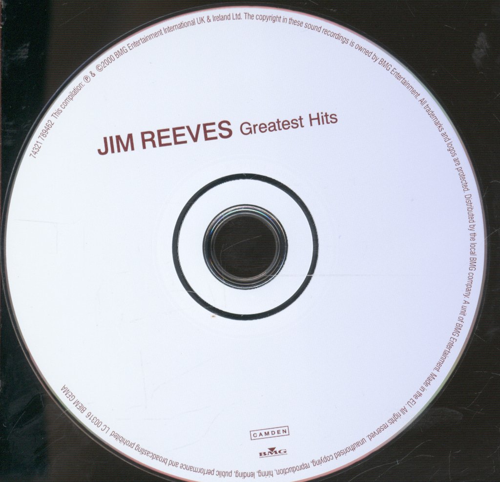 Jim Reeves - Greatest Hits - Cd