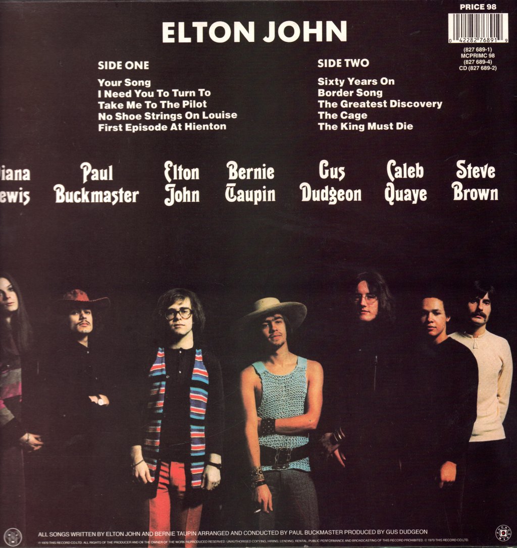 Elton John - Elton John - Lp