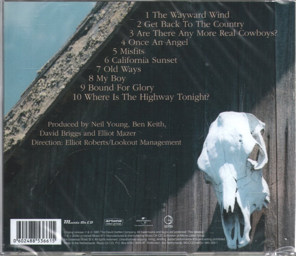 Neil Young - Old Ways - Cd
