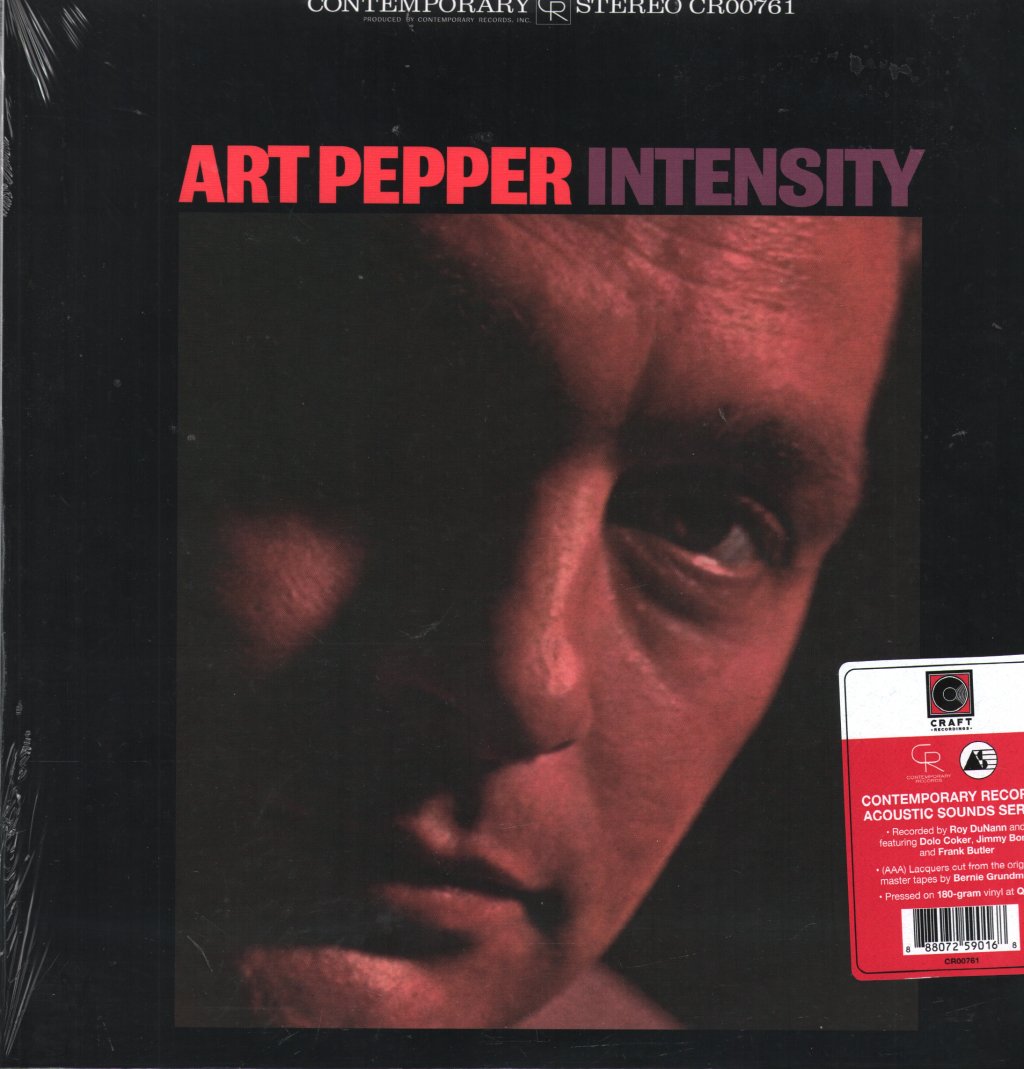 Art Pepper - Intensity - Lp