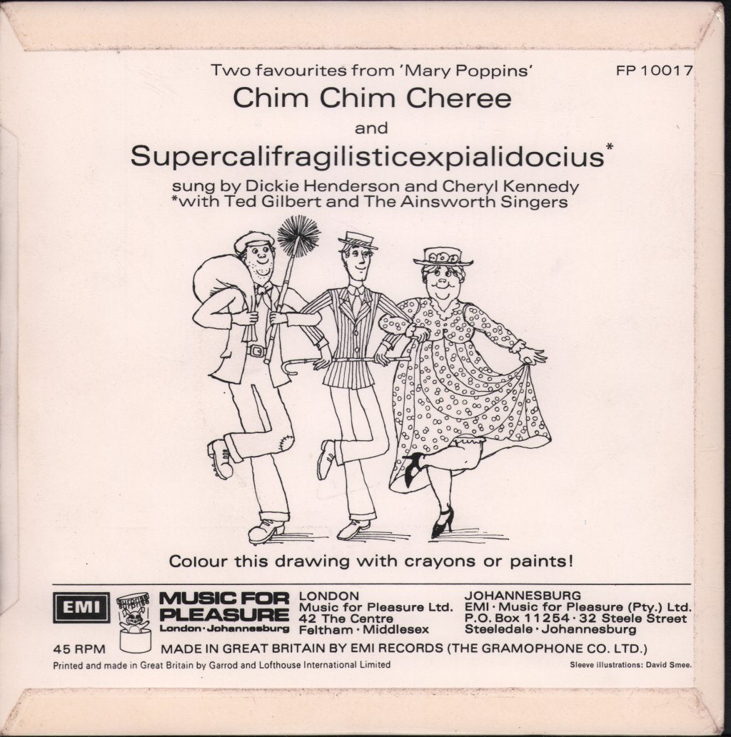 Dickie Henderson - Chim Chim Cheree / Supercalifragilisticexpialidocius - 7 Inch