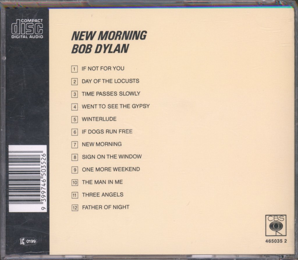 Bob Dylan - New Morning - Cd