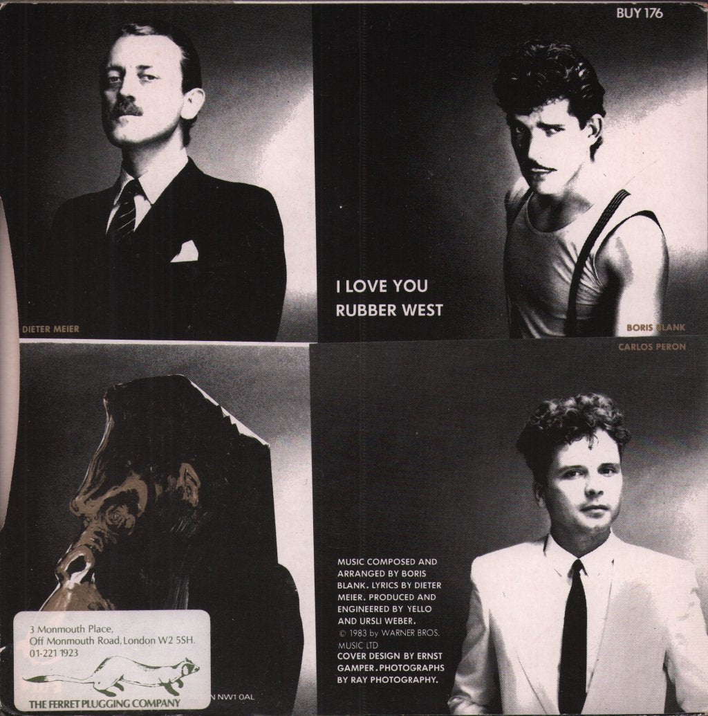 Yello - I Love You - 7 Inch