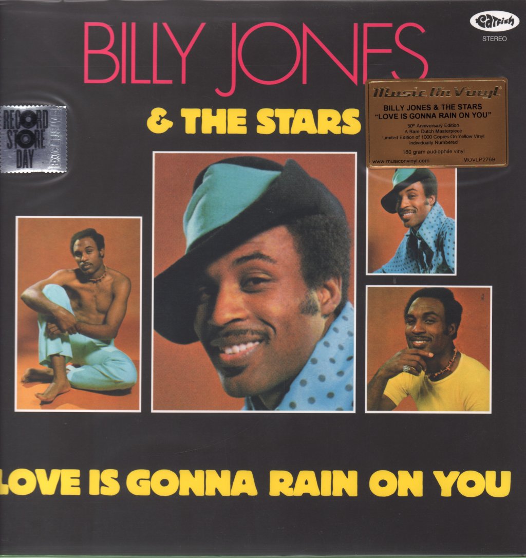 Billy Jones & The Stars - Love Is Gonna Rain On You - Lp