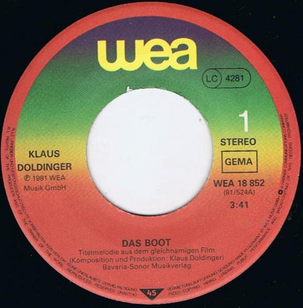 Klaus Doldinger - Die Original-Titelmelodie "Das Boot" - 7 Inch