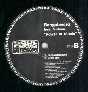 Bongoloverz Feat. An-Tonic - Power Of Music - 12 Inch