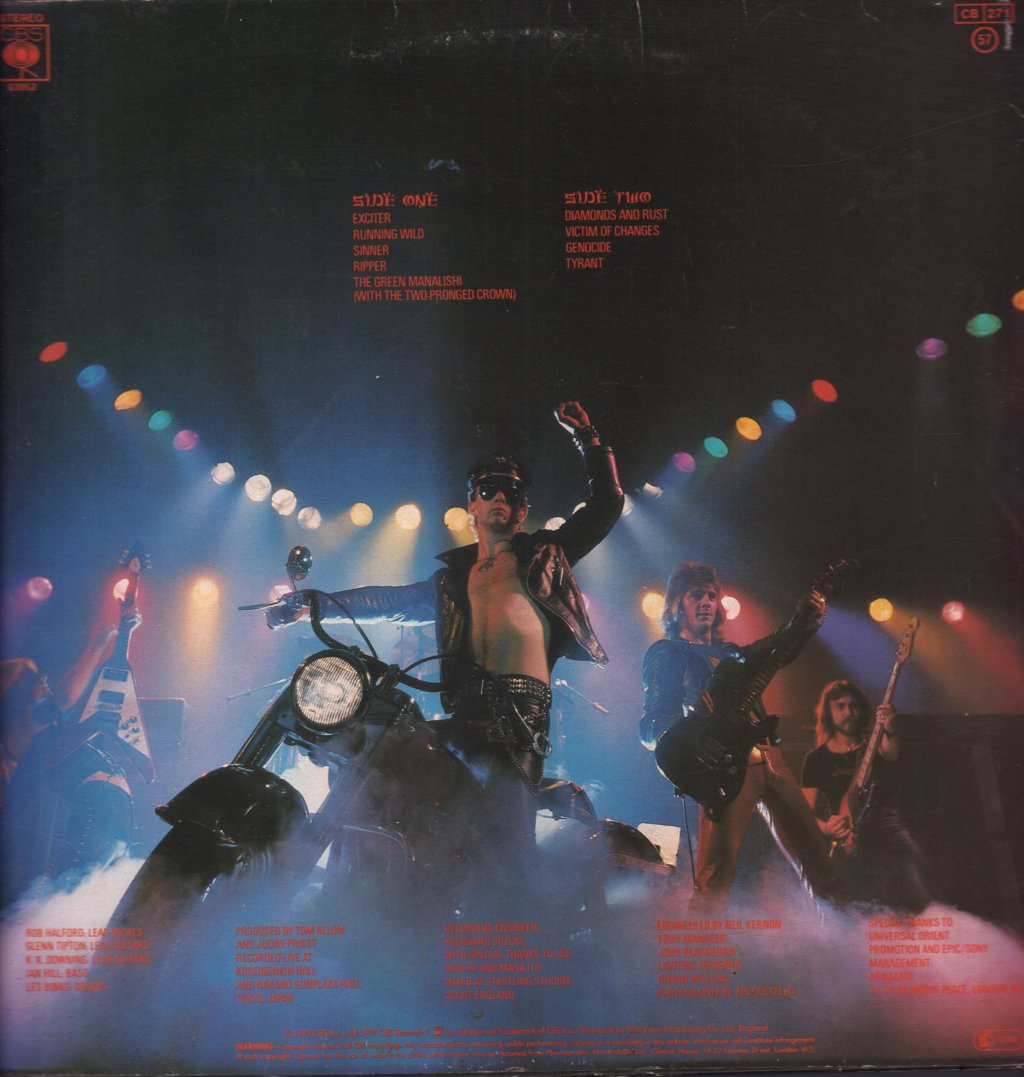 Judas Priest - Unleashed In The East - Lp