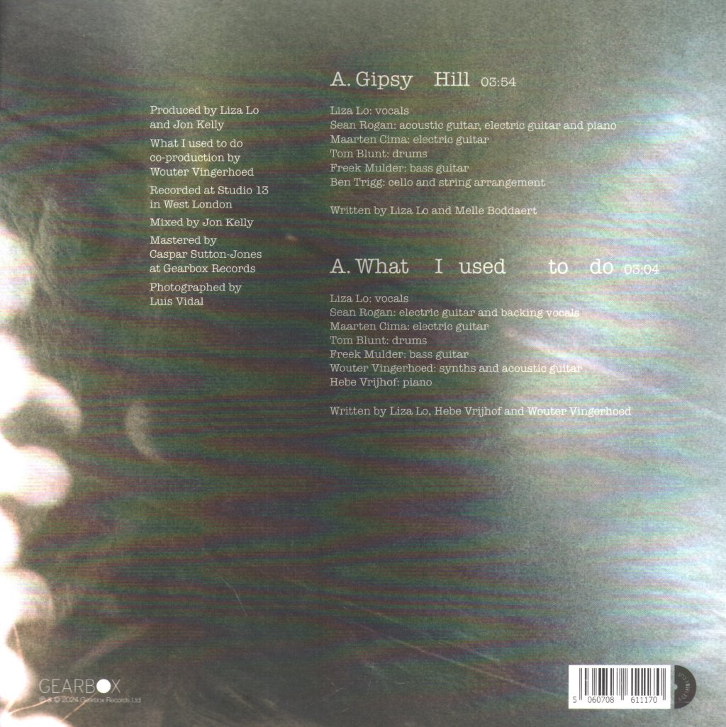 Liza Lo - Gipsy Hill - 7 Inch