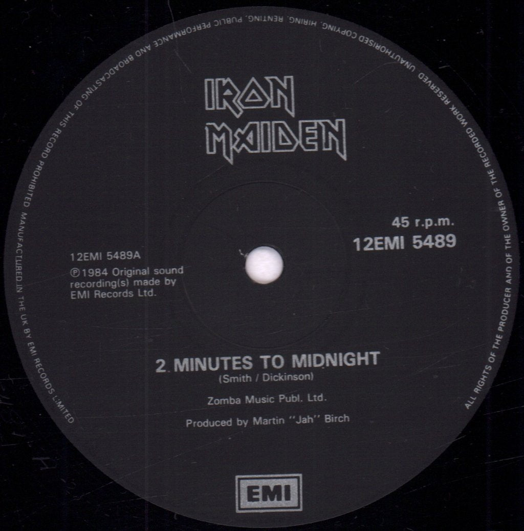 Iron Maiden - 2 Minutes To Midnight - 12 Inch