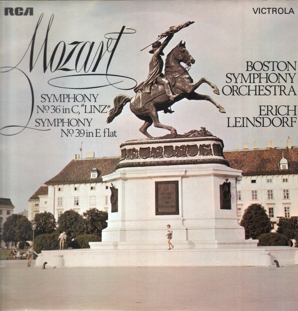 Erich Leinsdorf / Boston Symphony Orchestra - Mozart - Symphony No.36 In C / Symphony No.39 In E Flat - Lp