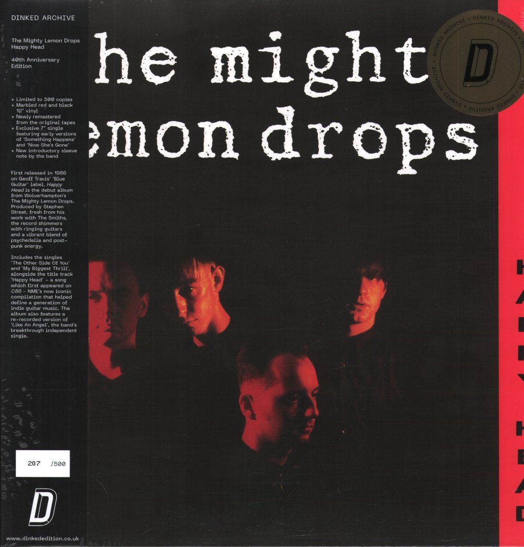 Mighty Lemon Drops - Happy Head (Dinked Archive Edition #31) - Lp