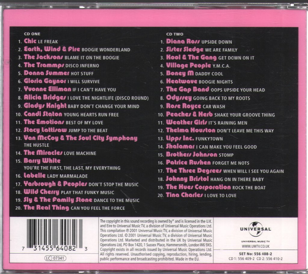 Various Artists - Disco Fever - Double Cd