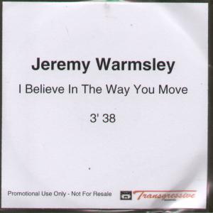 Jeremy Warmsley - I Believe In The Way You Move - Cdr