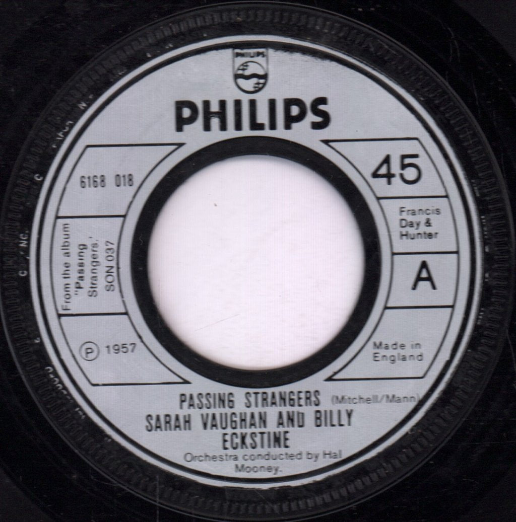 Sarah Vaughan And Billy Eckstine - Passing Strangers - 7 Inch