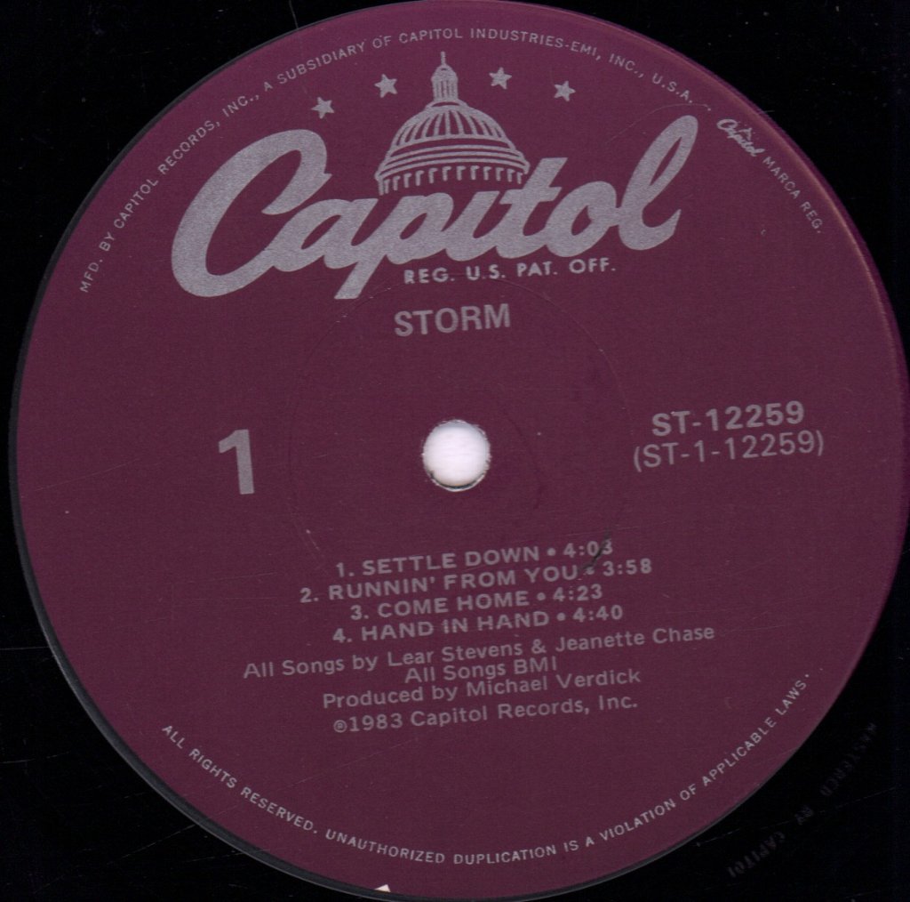 Storm (Aor/Rock Group) - Storm - Lp