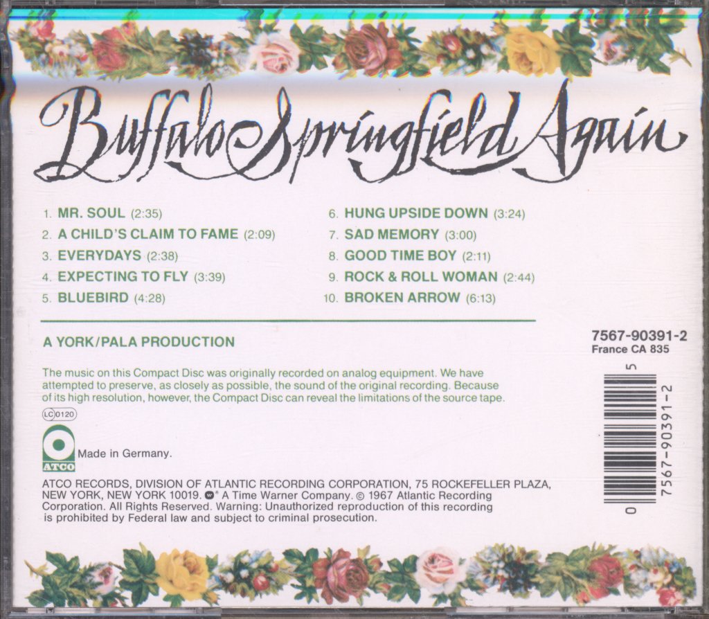 Buffalo Springfield - Buffalo Springfield Again - Cd