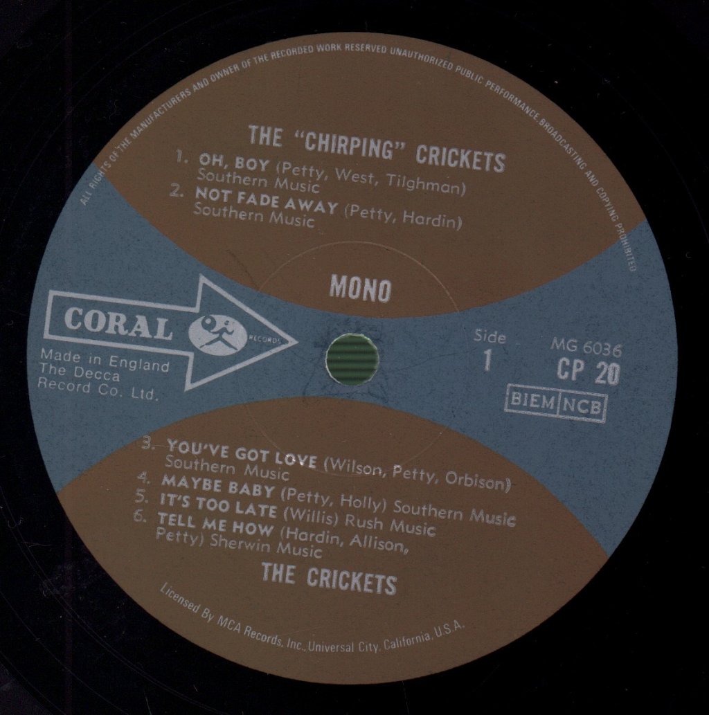 Crickets - Chirping Crickets - Lp
