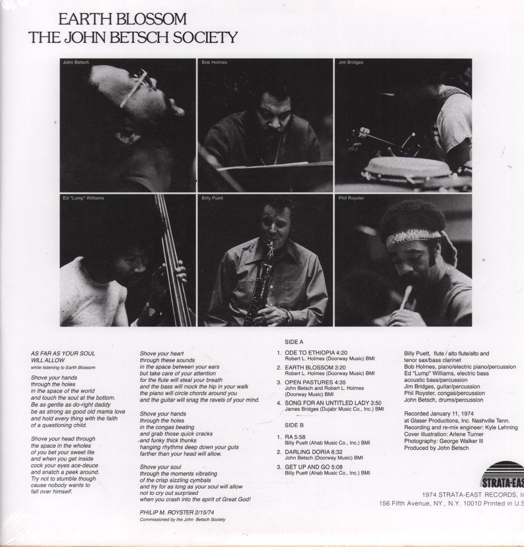 John Betsch Society - Earth Blossom - Lp
