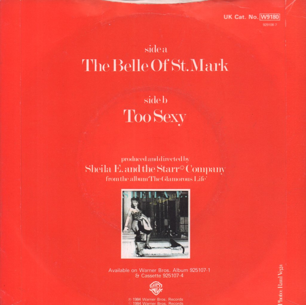 Sheila E - Belle Of St Mark - 7 Inch