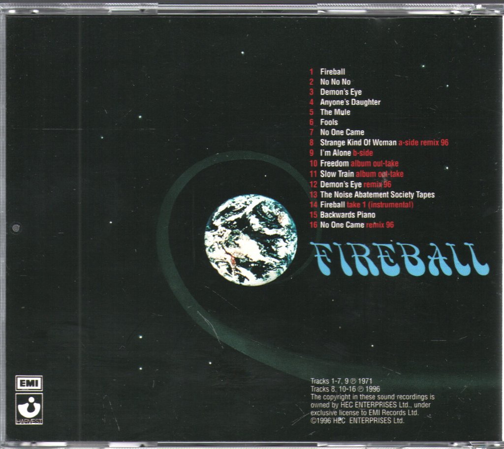 Deep Purple - Fireball - Cd