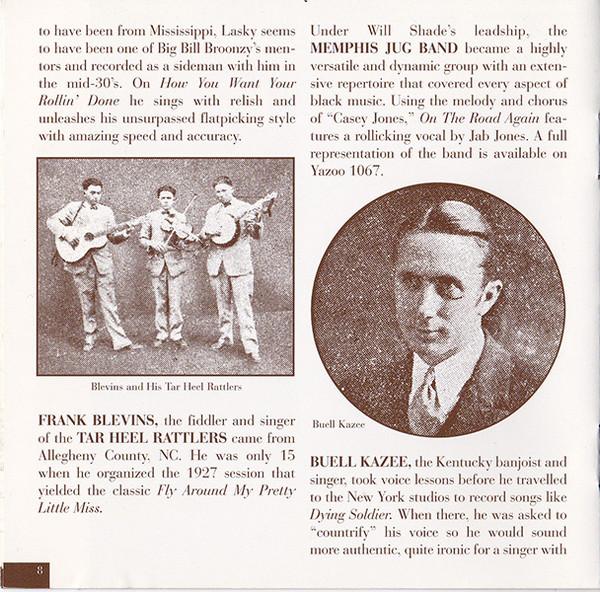 Various Artists - Times Ain't Like They Used To Be: Early American Rural Music. Classic Recordings Of The 1920’s And 30's. Vol. 1 - Cd