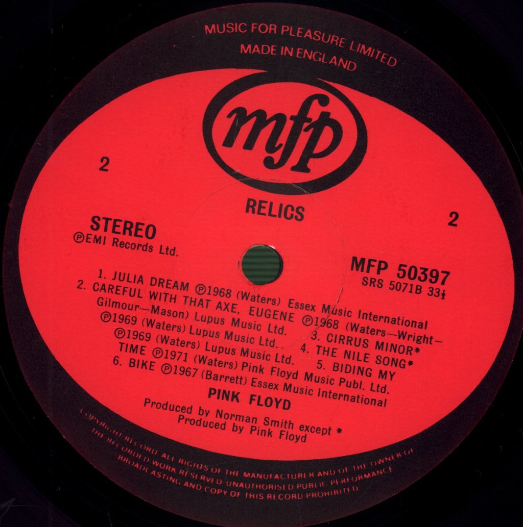 Pink Floyd - Relics - Lp