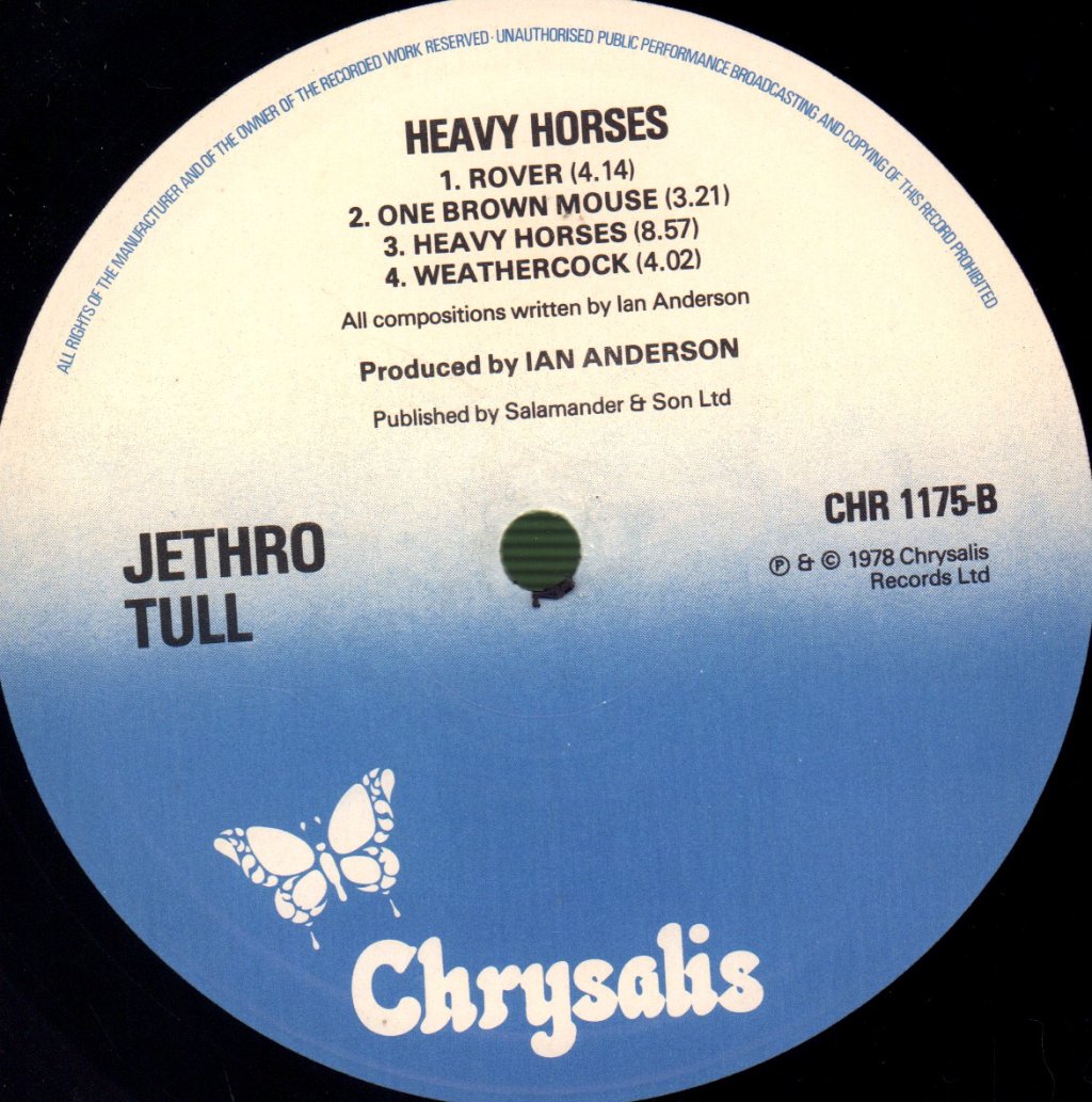 Jethro Tull - Heavy Horses - Lp