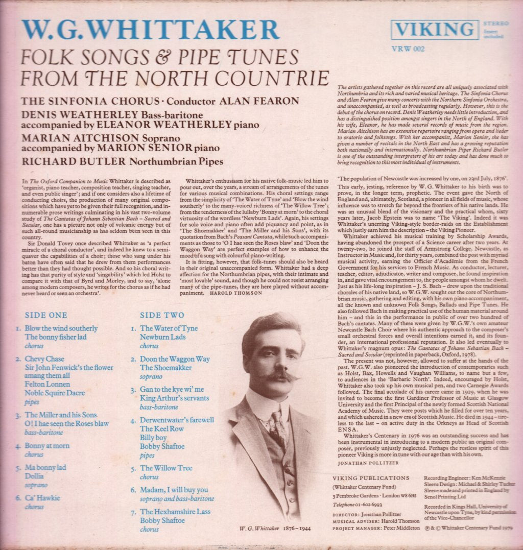 W.G. Whittaker - Blow The Wind Southerly - Lp