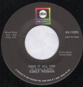 Curly Putman - Take It All Off - 7 Inch