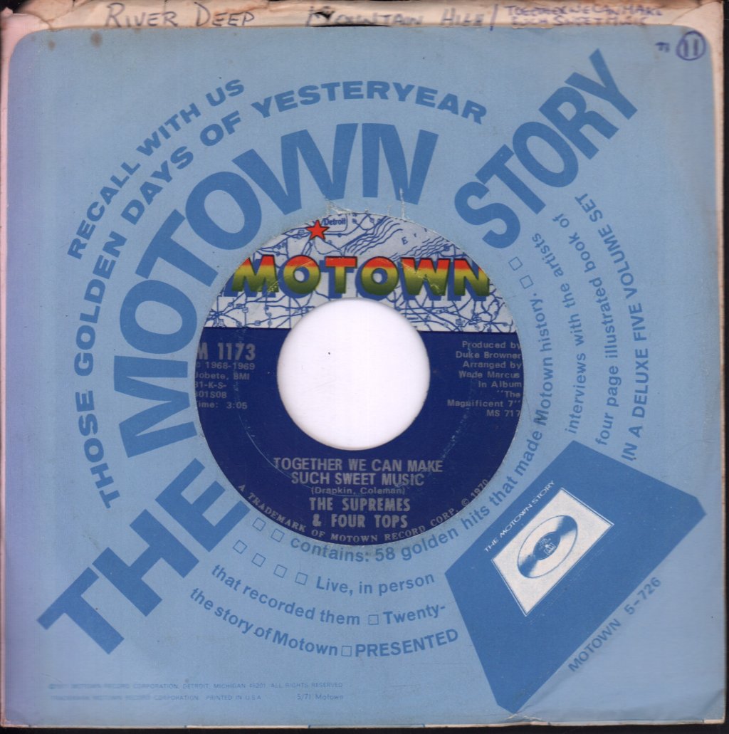 Supremes And Four Tops - River Deep Mountain High - 7 Inch
