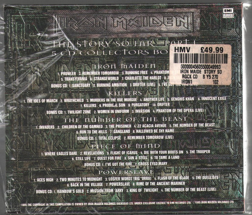 Iron Maiden - Story So Far Part I - Cd Set