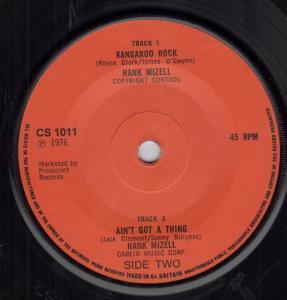 Hank Mizell - Kangaroo Rock - 7 Inch