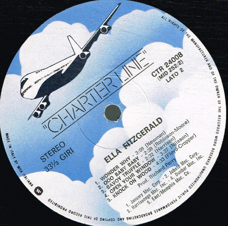 Ella Fitzgerald - Ella Fitzgerald - Lp